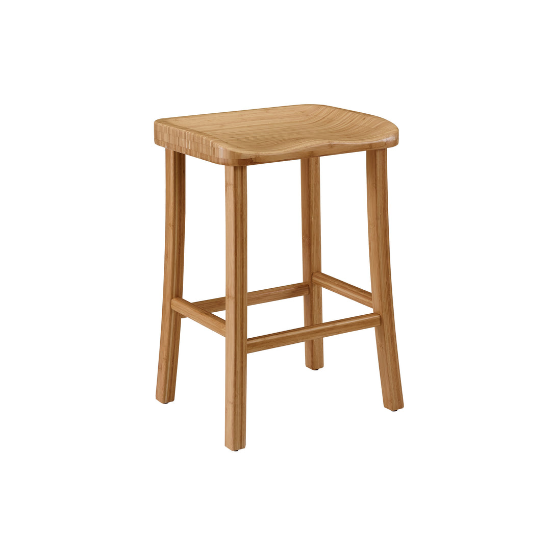 Tulip Bar Height Stool - Caramelized