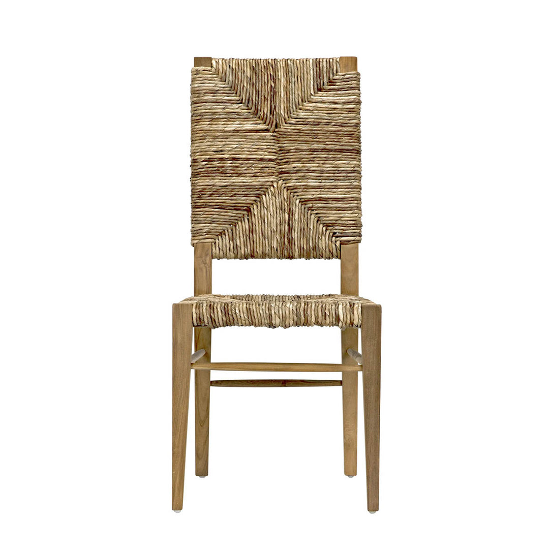 Neva Side Chair with Woven Rush Seat