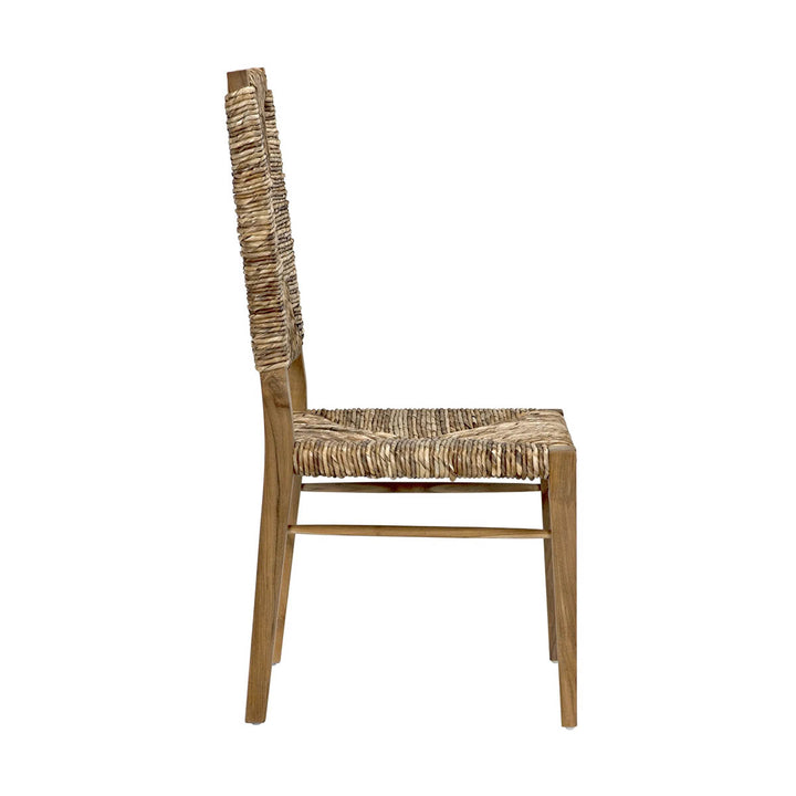 Neva Side Chair with Woven Rush Seat