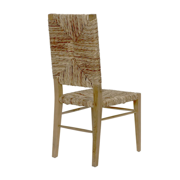 Neva Side Chair with Woven Rush Seat