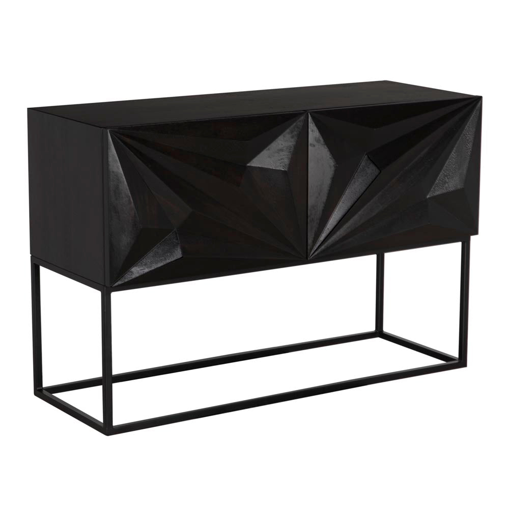 Zurich 48" Console, Ebony Walnut