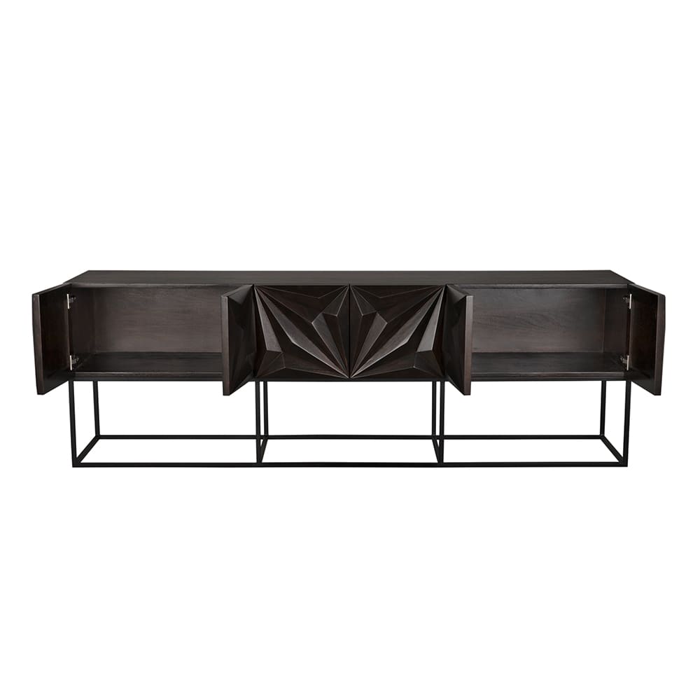 Sideboards & Credenzas Zurich Large Console - Ebony
