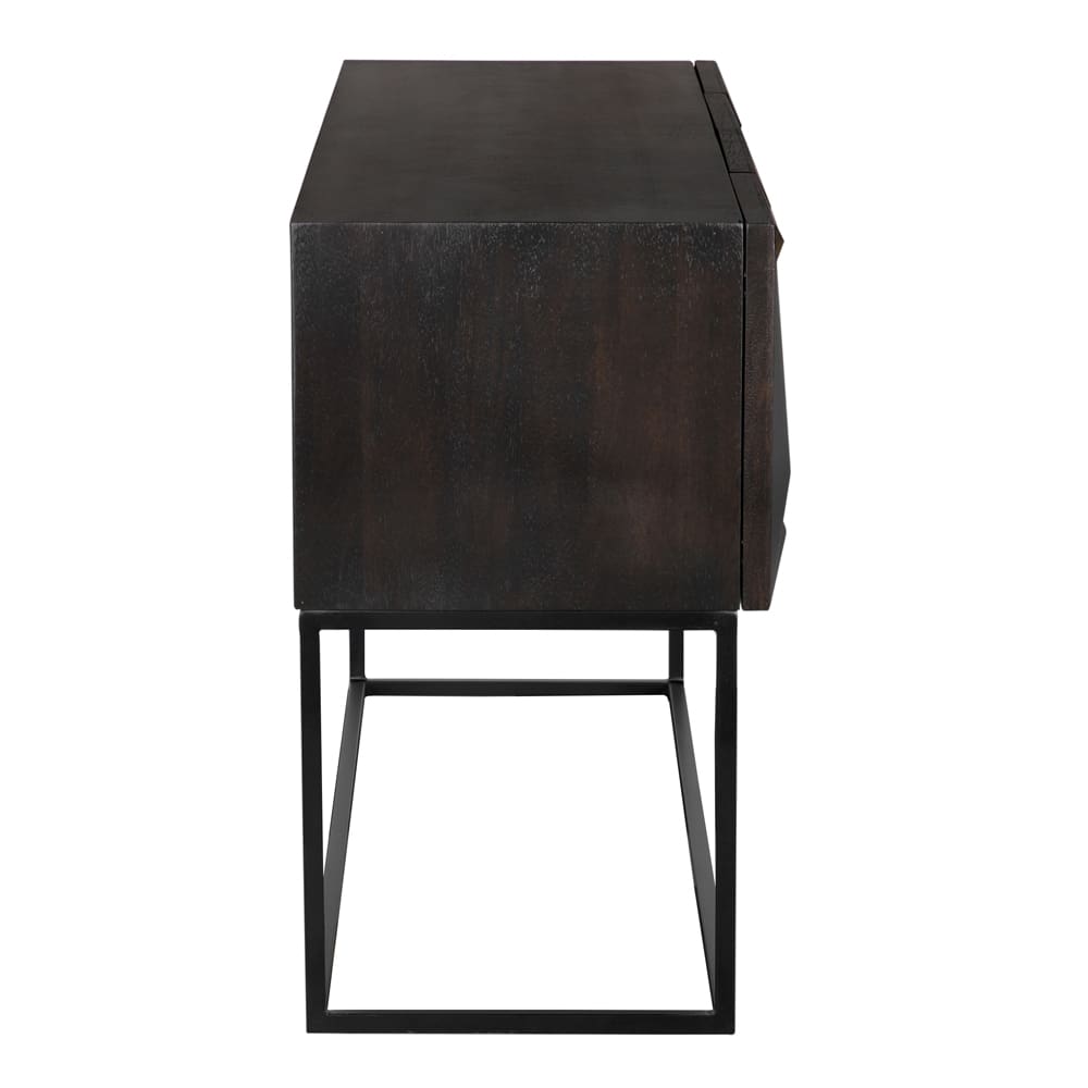 Sideboards & Credenzas Zurich 60" Console - Ebony Walnut with Steel
