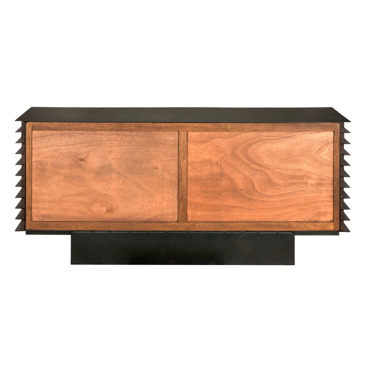 Elevation Sideboard - Dark Walnut and Steel