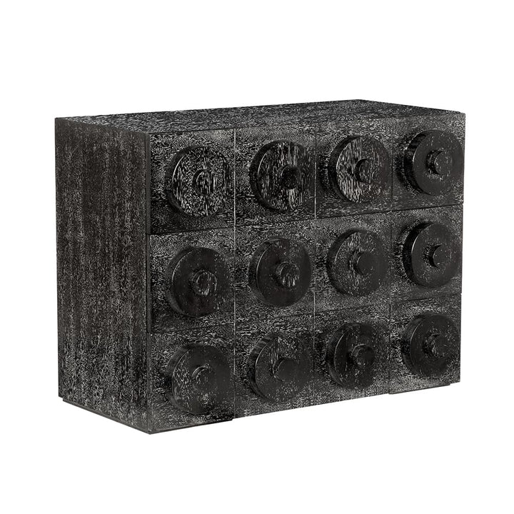 Noir Furniture Lego Sideboard with 3 Drawers