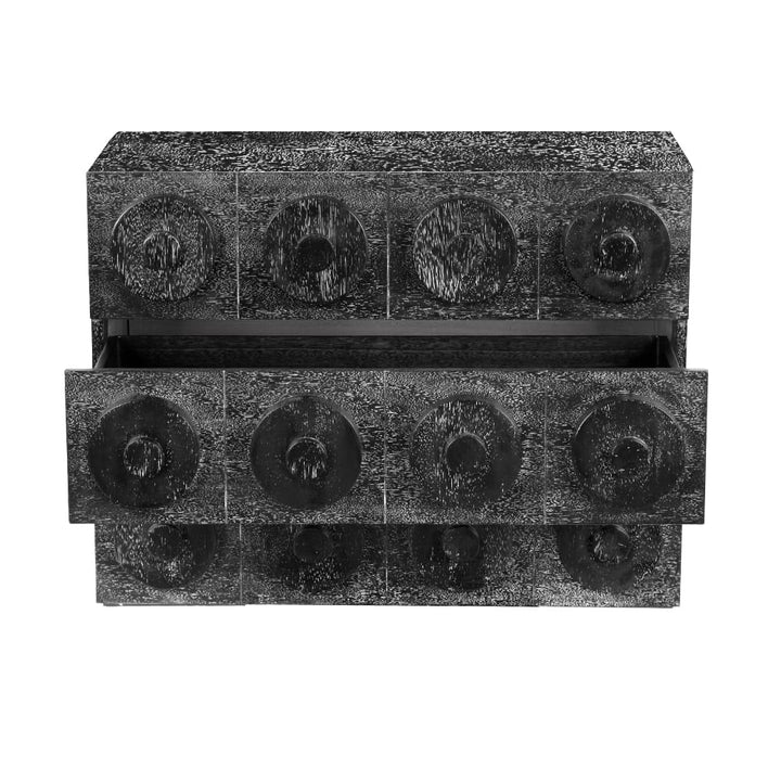 Noir Furniture Lego Sideboard with 3 Drawers
