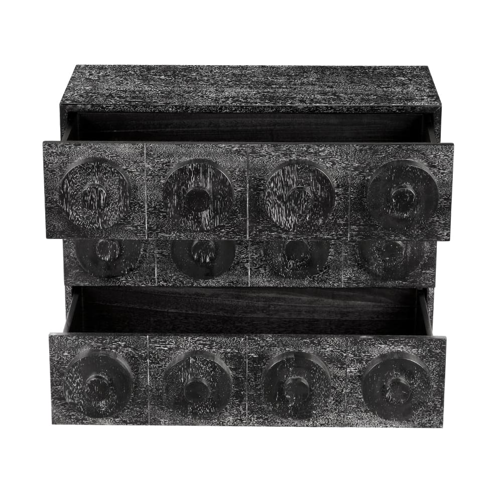 Noir Furniture Lego Sideboard with 3 Drawers