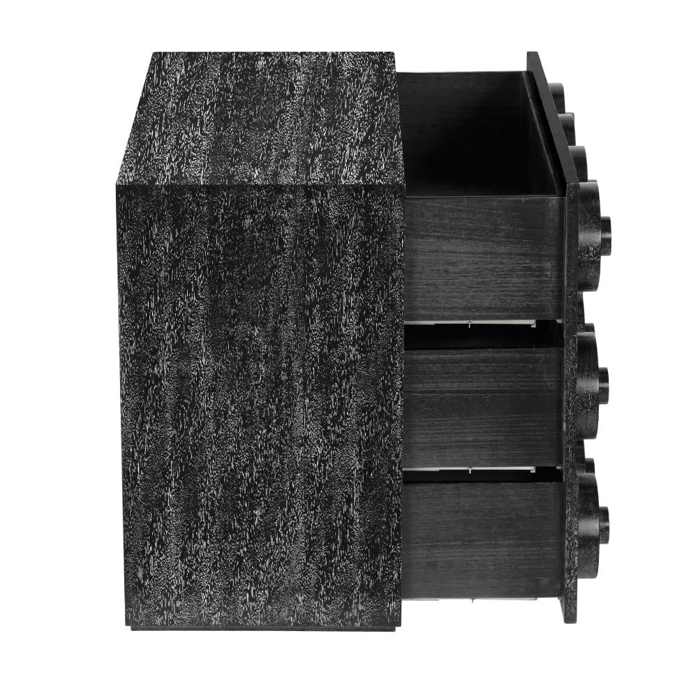 Noir Furniture Lego Sideboard with 3 Drawers