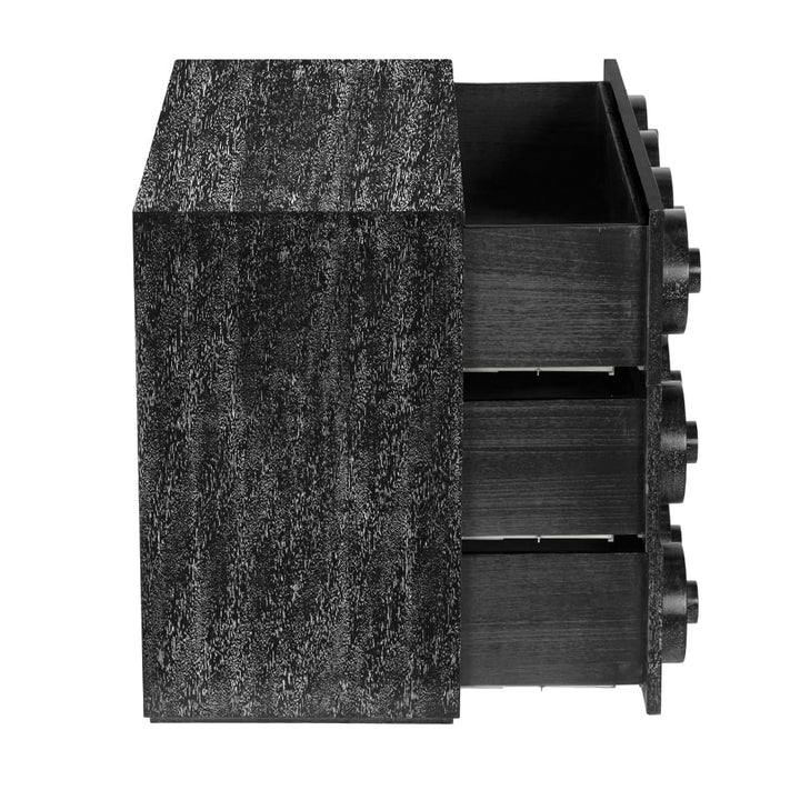 Noir Furniture Lego Sideboard with 3 Drawers