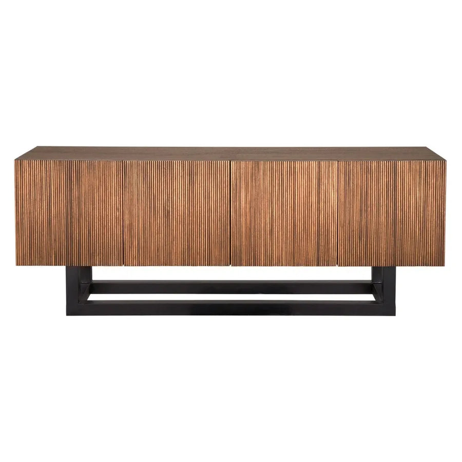 Sideboards & Credenzas Thomson Sideboard - Dark Walnut with Matte Black