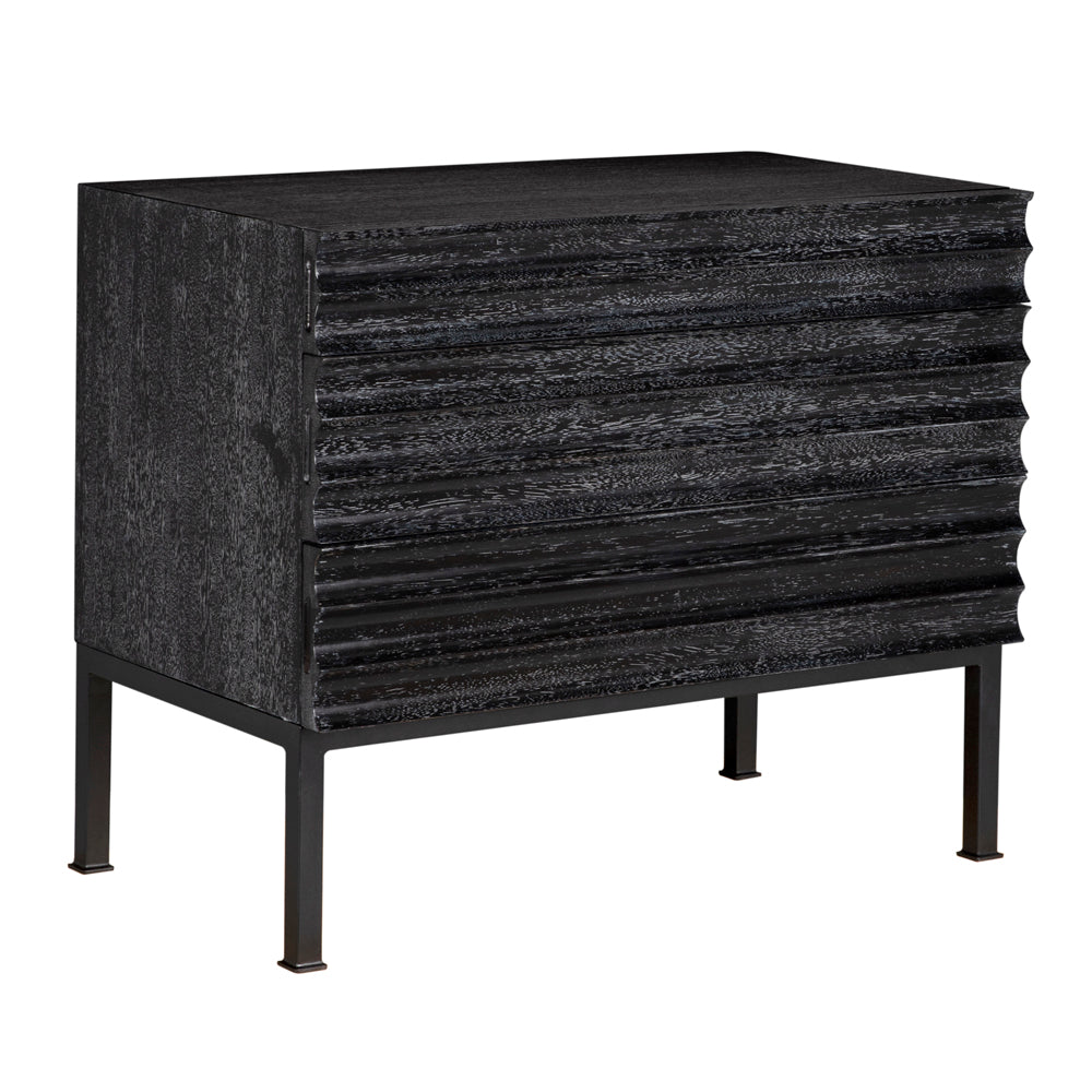 Nightstands Arturo Bedside Chest, Black Walnut