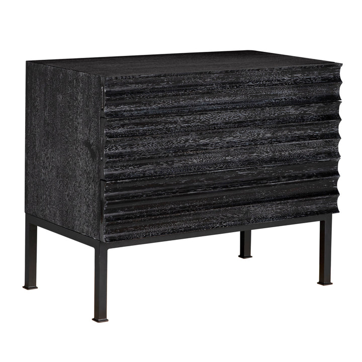 Nightstands Arturo Bedside Chest, Black Walnut