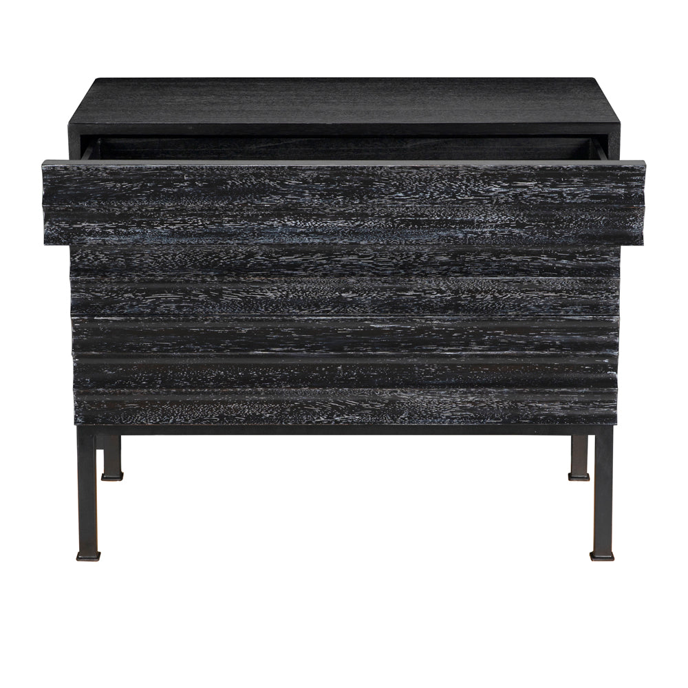 Nightstands Arturo Bedside Chest, Black Walnut