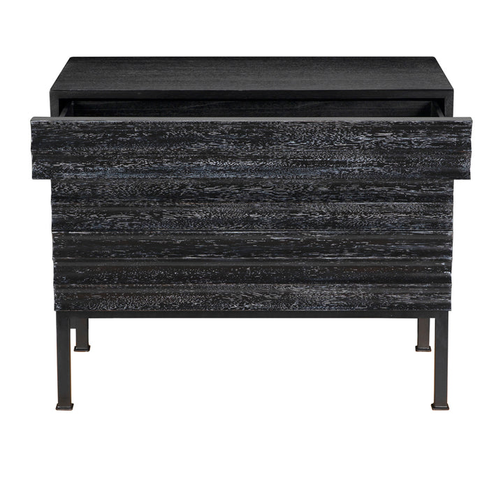 Nightstands Arturo Bedside Chest, Black Walnut