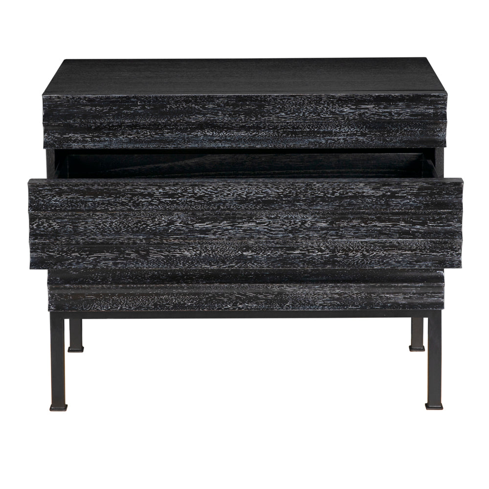 Nightstands Arturo Bedside Chest, Black Walnut