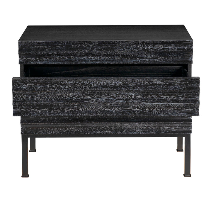 Nightstands Arturo Bedside Chest, Black Walnut