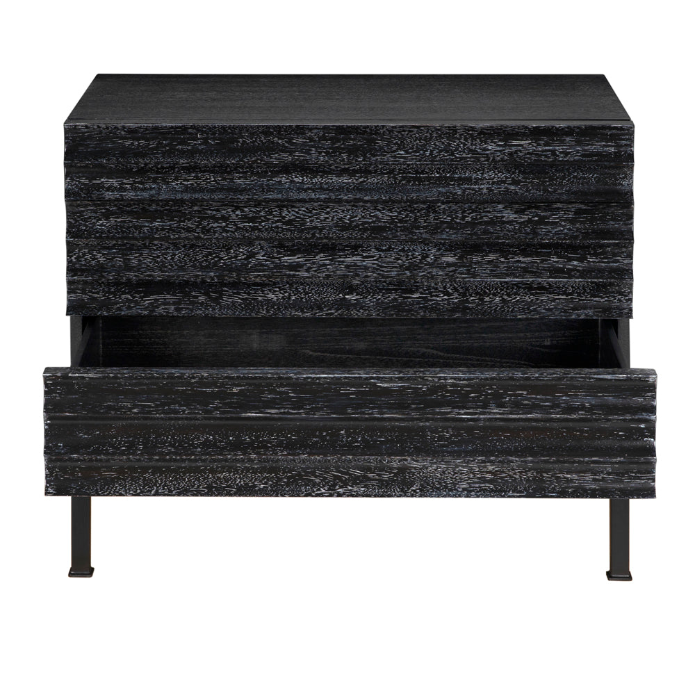 Arturo Bedside Chest, Black Walnut