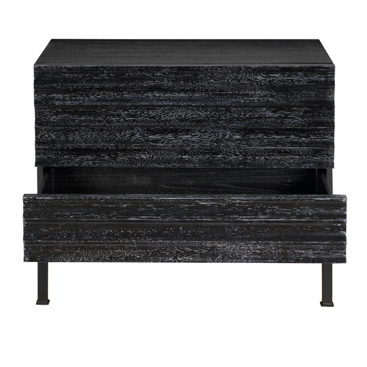Arturo Bedside Chest, Black Walnut