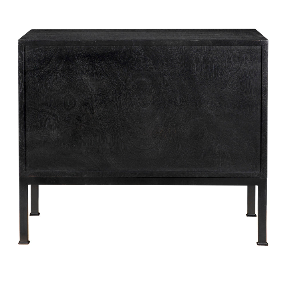Arturo Bedside Chest, Black Walnut