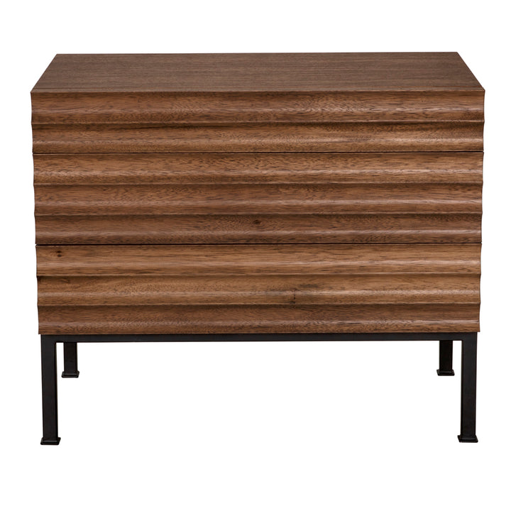 Nightstands Arturo Bedside Chest, Dark Walnut