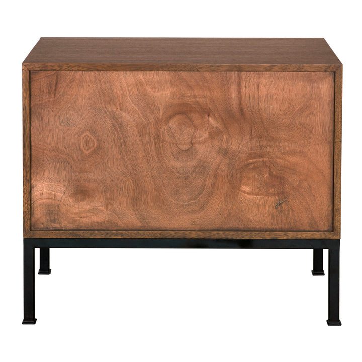 Arturo Bedside Chest, Dark Walnut