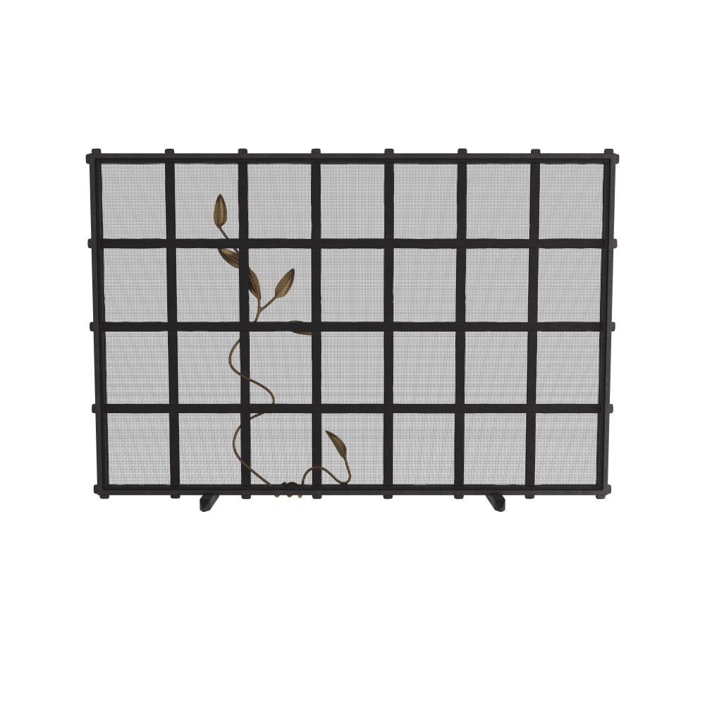 Fireplace Accessories Flow Fire Screen - Gold