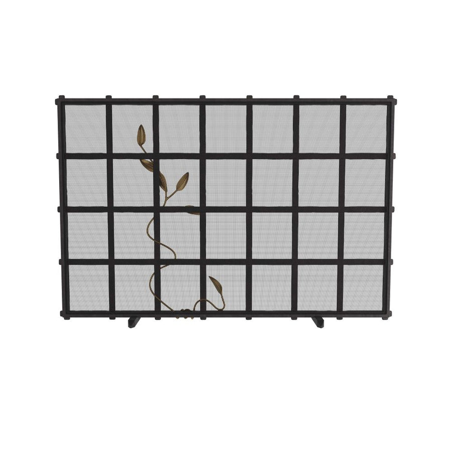 Fireplace Accessories Flow Fire Screen - Gold