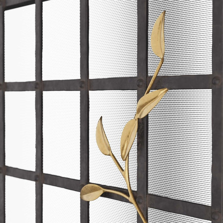 Flow Fire Screen - Gold