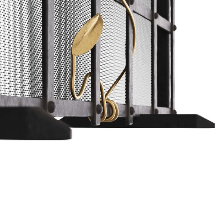 Flow Fire Screen - Gold