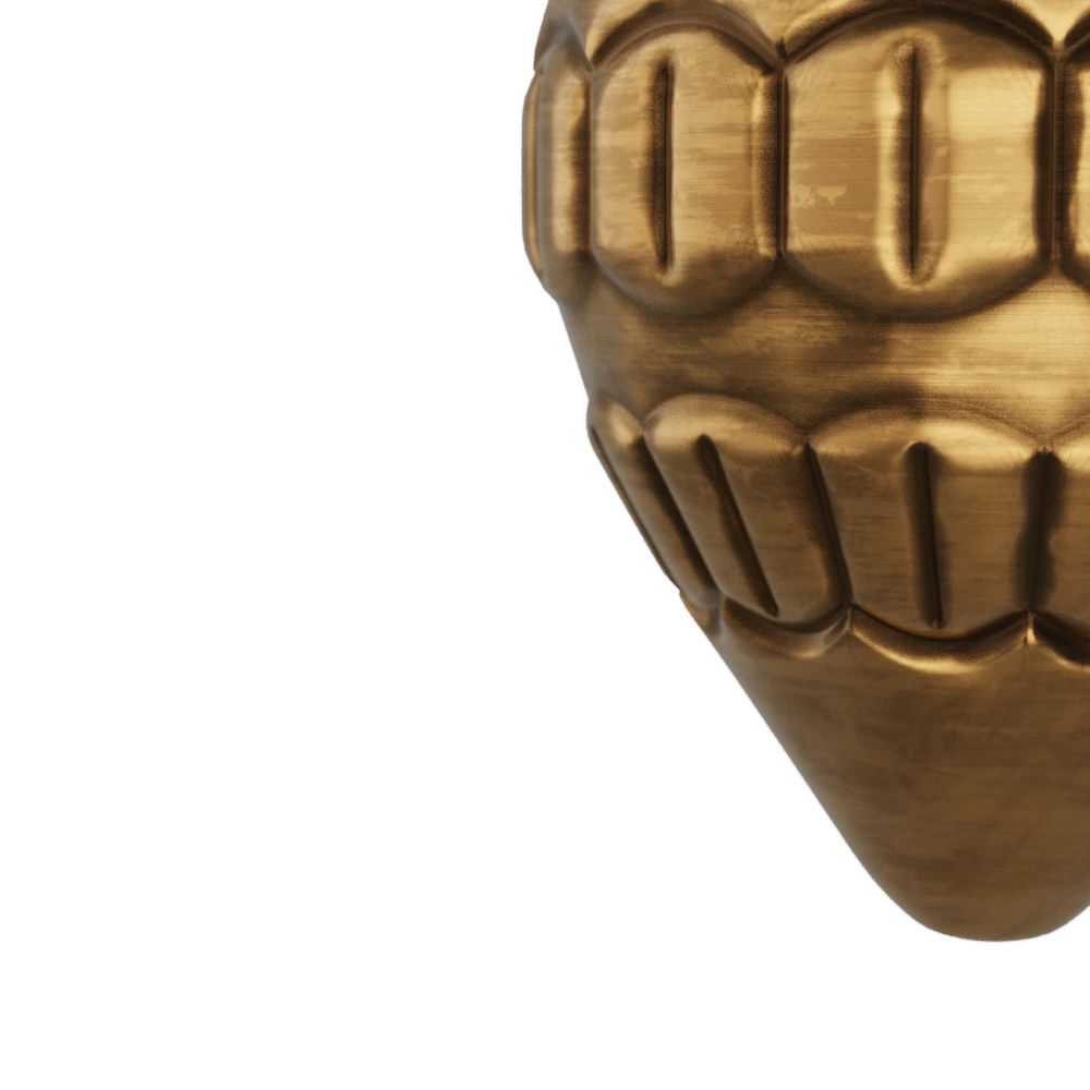 Courage Sculpture - Gold