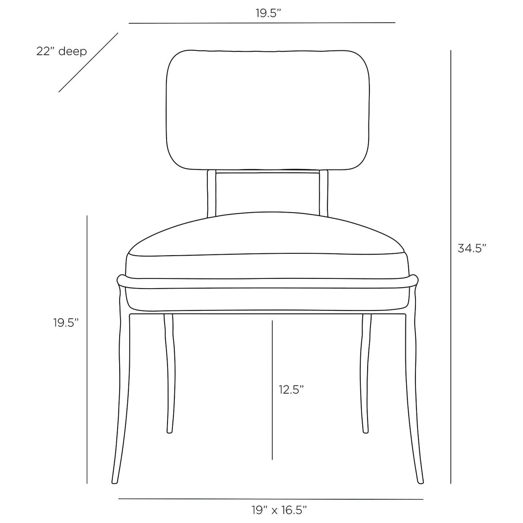 Mosquito Chair-Arteriors Home-ARTERIORS-GDFRI01-Dining Chairs-6-France and Son