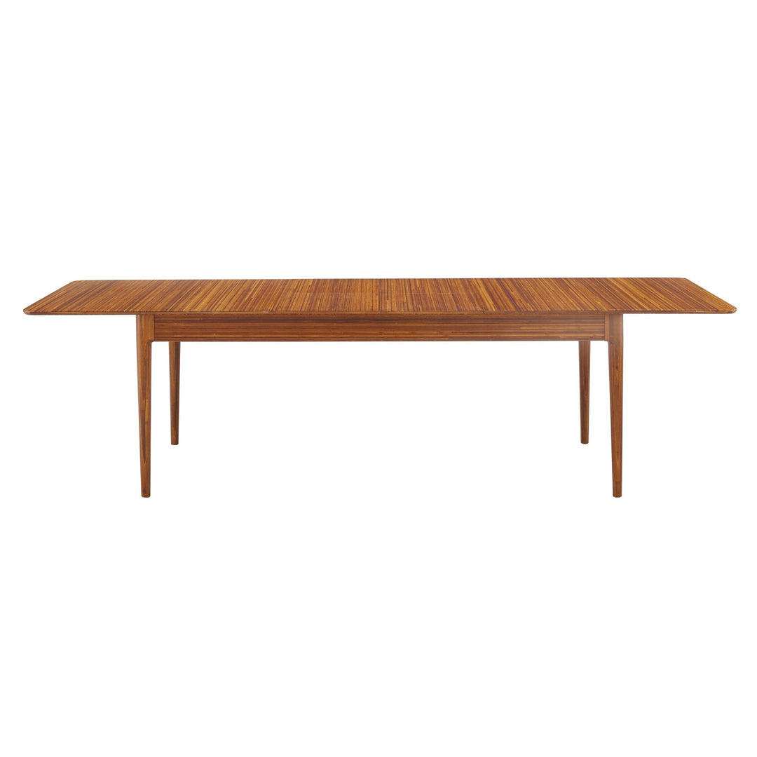 Erikka 110" Double-Leaves Extension Dining Table - Amber