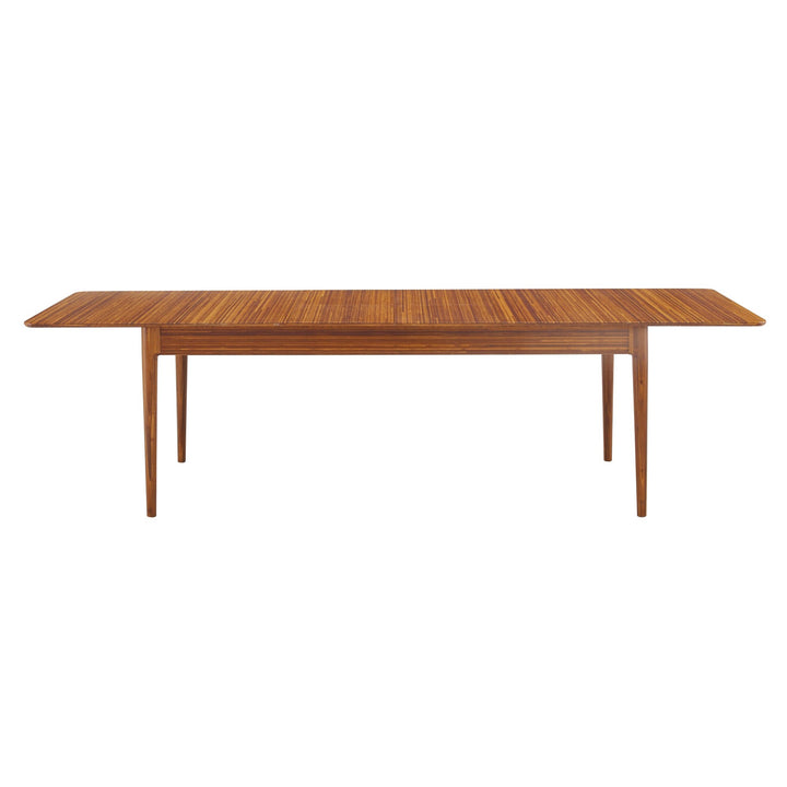 Erikka 110" Double-Leaves Extension Dining Table - Amber