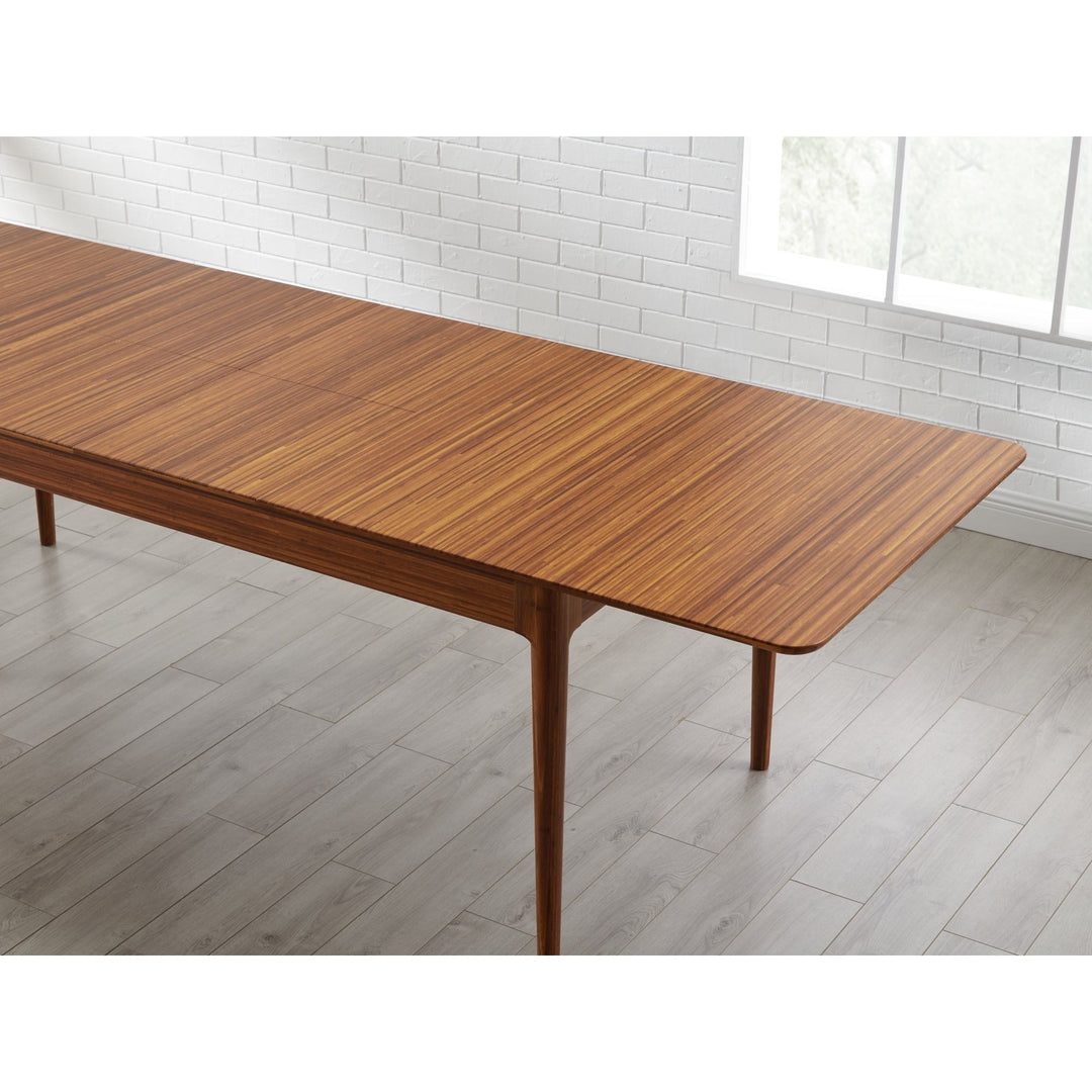 Erikka 110" Double-Leaves Extension Dining Table - Amber