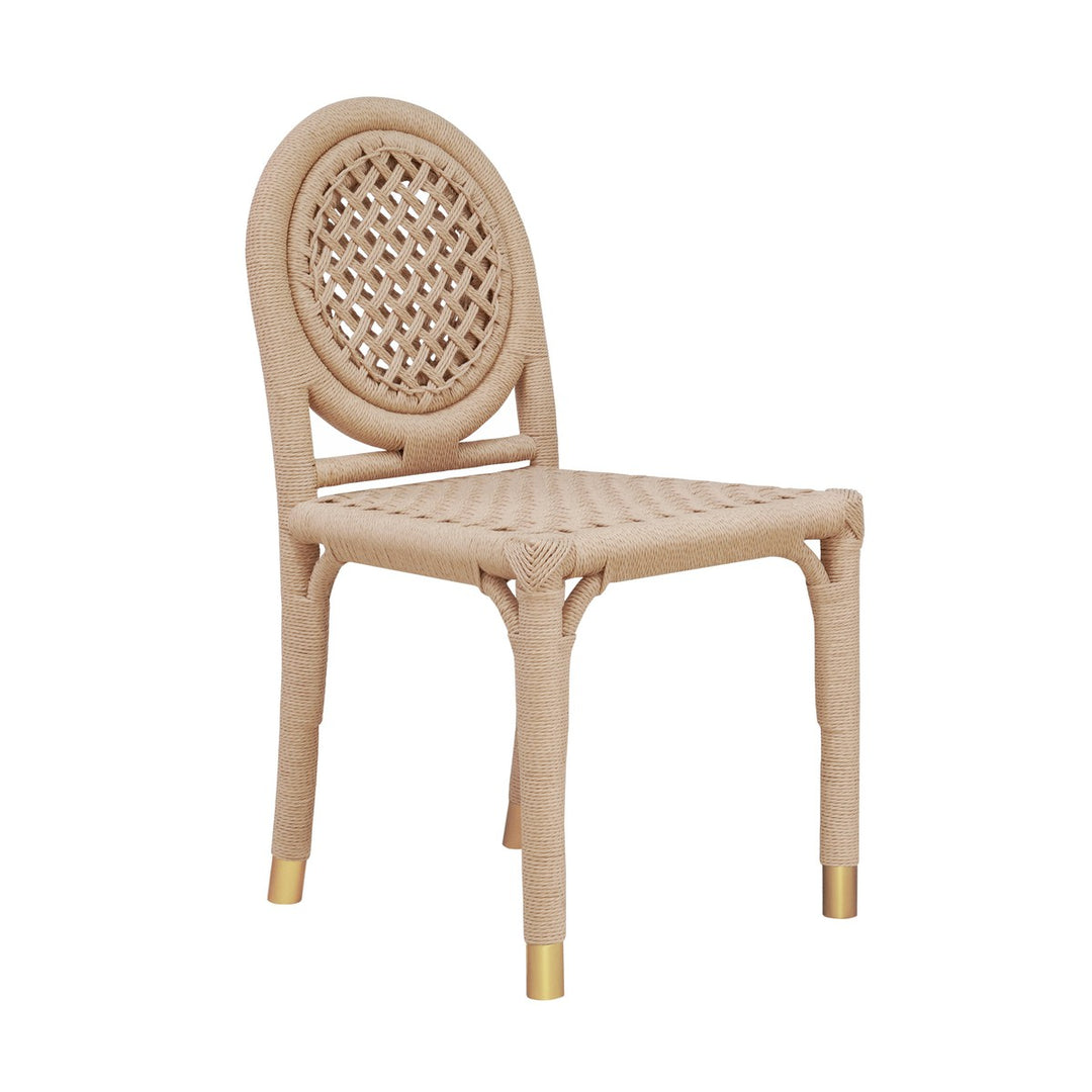 Gentry - Round Back Rattan Wrapped Dining Chair