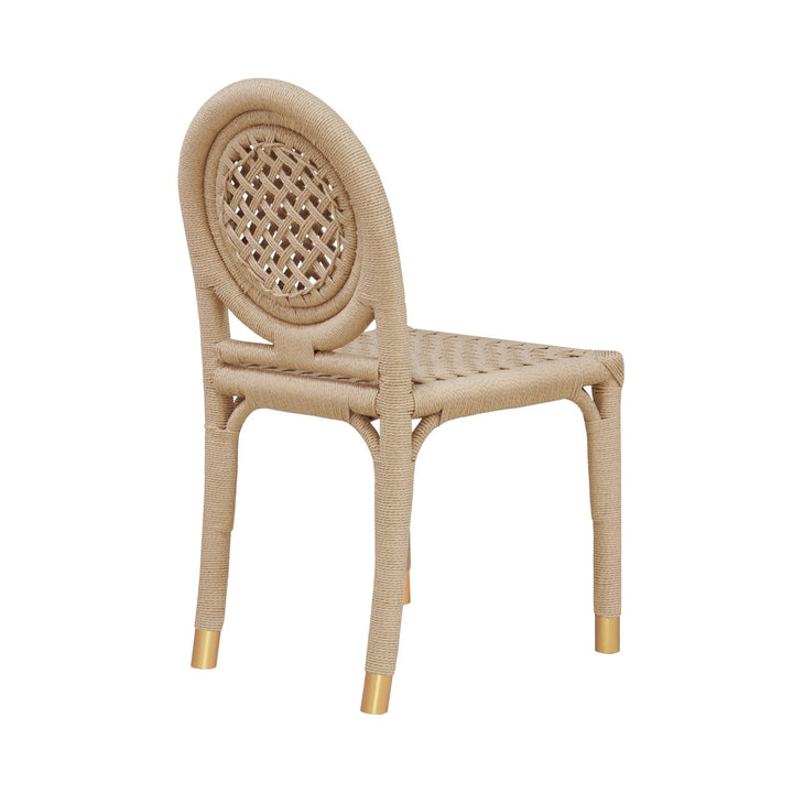 Gentry - Round Back Rattan Wrapped Dining Chair