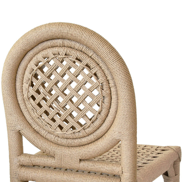 Gentry - Round Back Rattan Wrapped Dining Chair