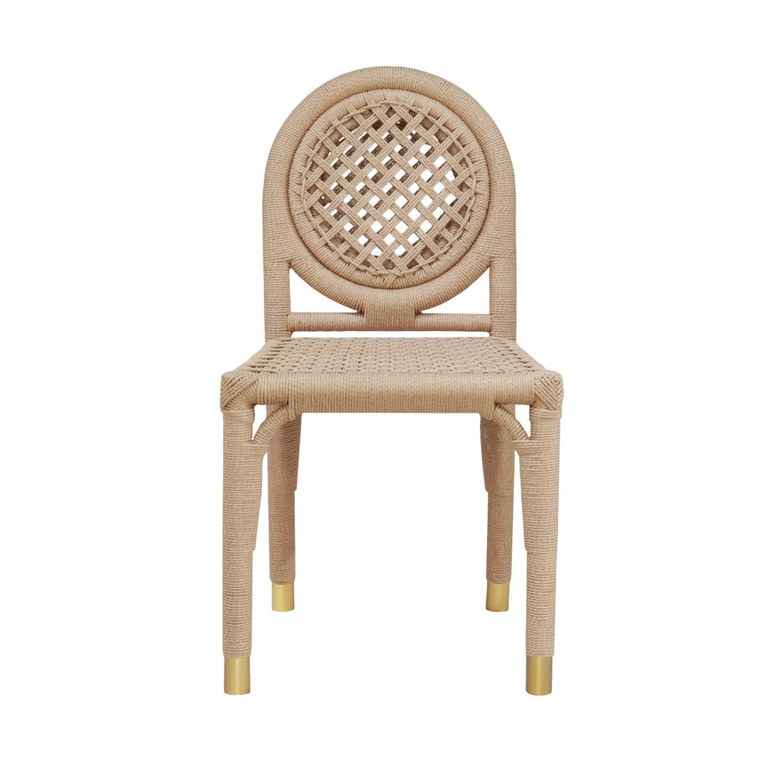 Gentry - Round Back Rattan Wrapped Dining Chair