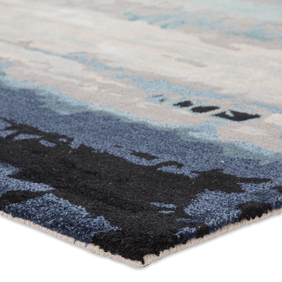 Jaipur Living Benna Handmade Abstract Blue/ Gray Area Rug (8'X11')