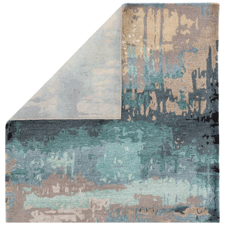 Jaipur Living Benna Handmade Abstract Blue/ Gray Area Rug (6'X9')