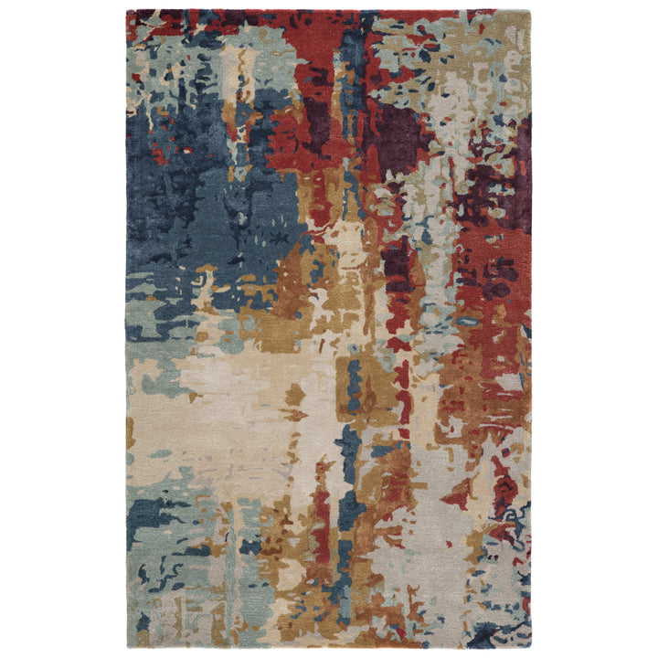 Jaipur Living Matcha Handmade Abstract Multicolor/ Red Area Rug (8'X11')