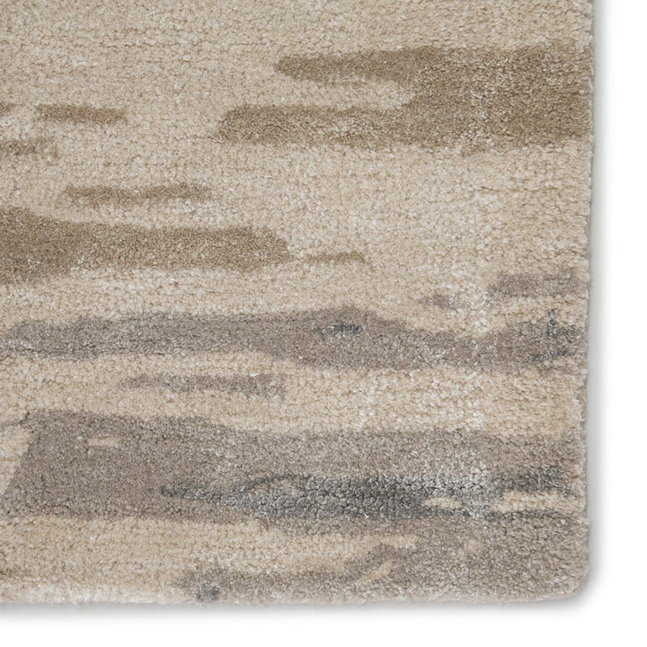 Ryenn Handmade Abstract Taupe/ Blush Area Rug (8'X11')