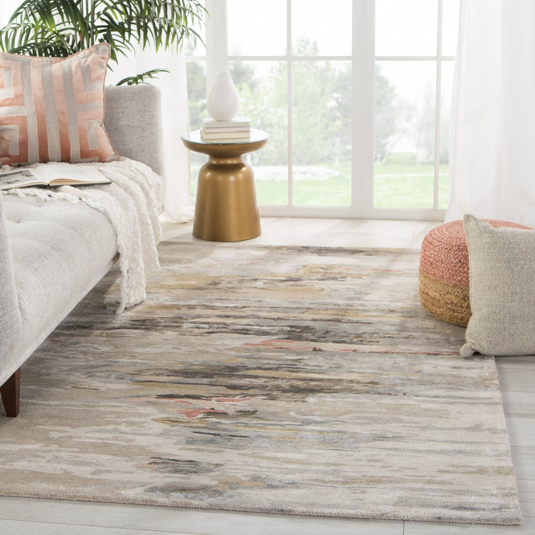 Jaipur Living Ryenn Handmade Abstract Taupe/ Blush Area Rug (5'X8')