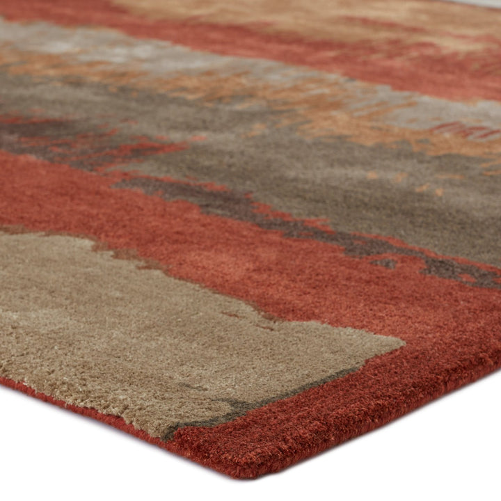 Jaipur Living Juna Handmade Abstract Red/ Brown Area Rug (9'X12')