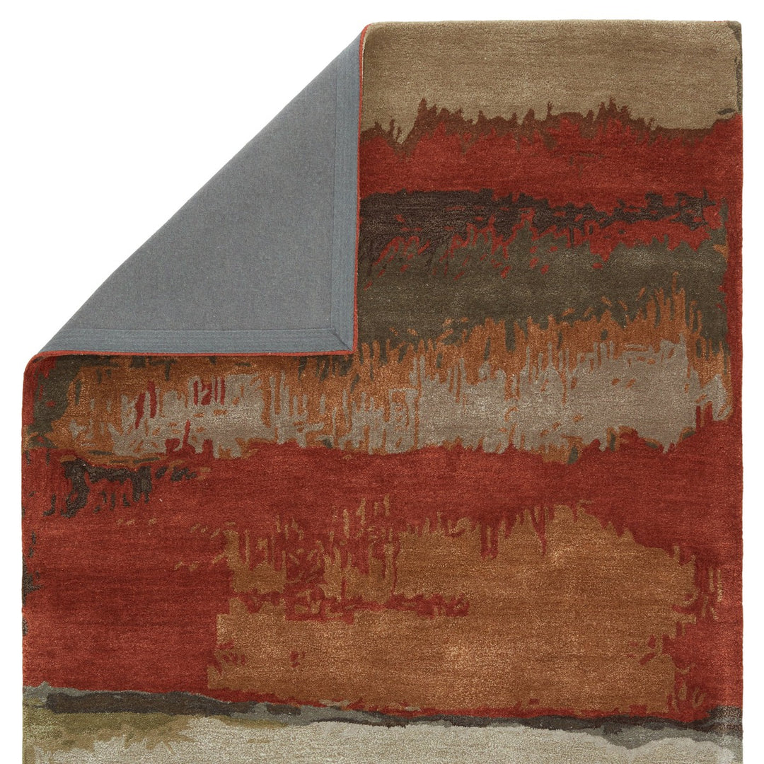 Jaipur Living Juna Handmade Abstract Red/ Brown Area Rug (9'X12')