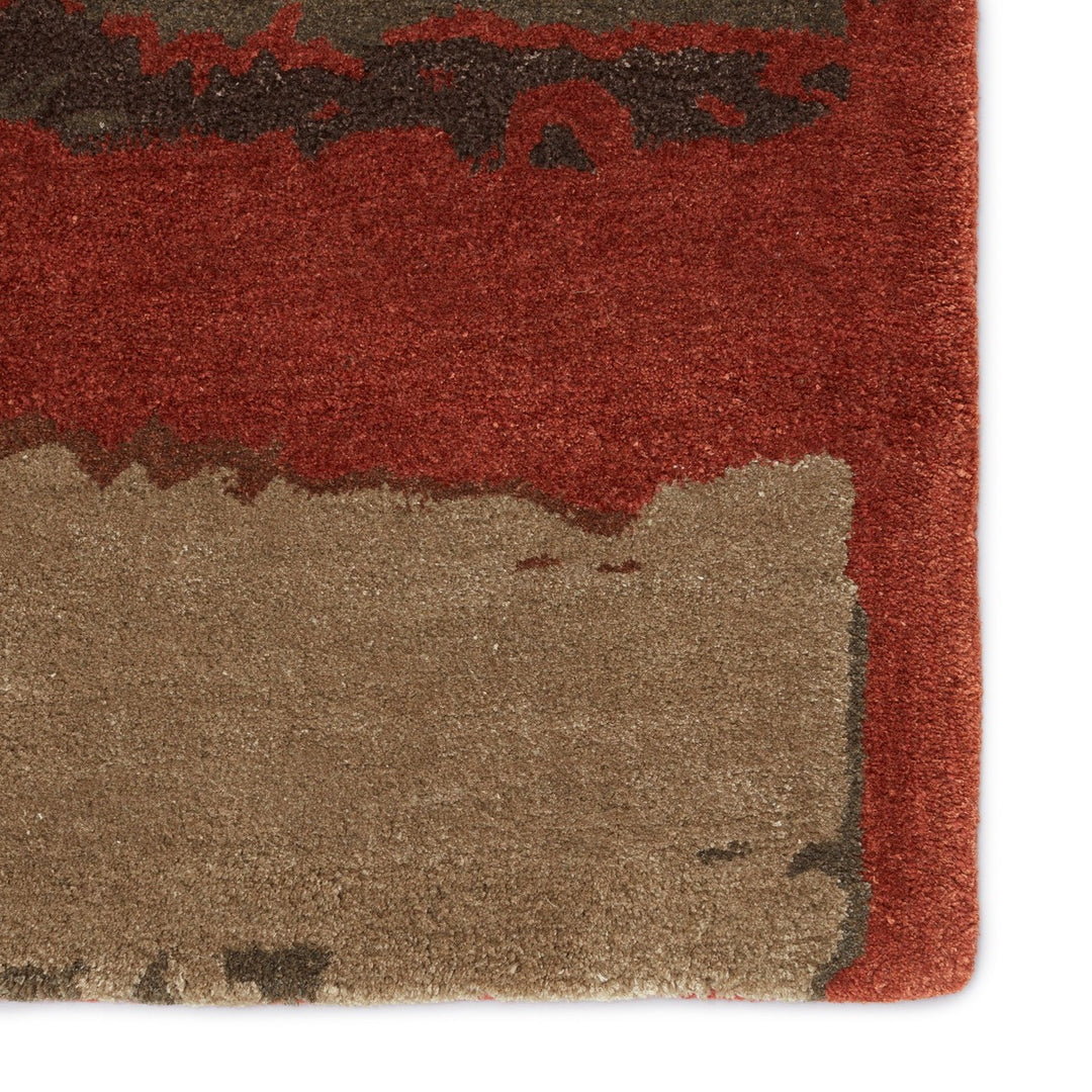 Jaipur Living Juna Handmade Abstract Red/ Brown Area Rug (9'X12')