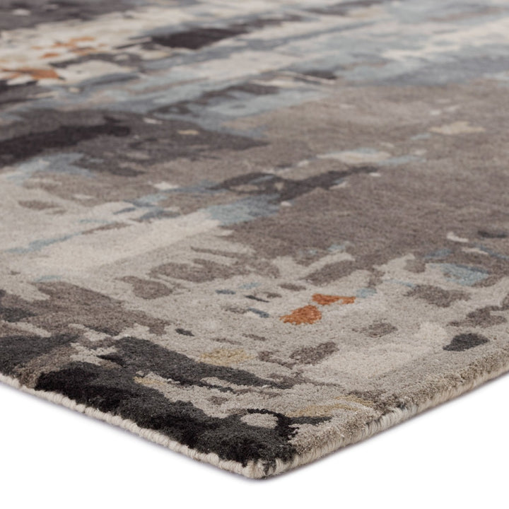 Jaipur Living Matcha Handmade Abstract Gray/ Black Area Rug (8'X11')