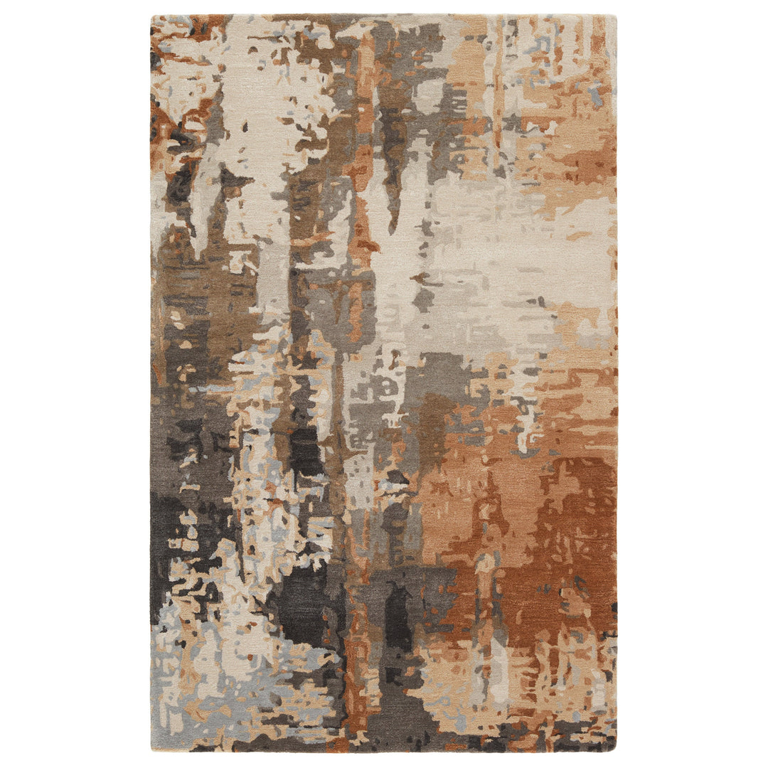 Jaipur Living Matcha Handmade Abstract Gray/ Tan Area Rug (5'X8')