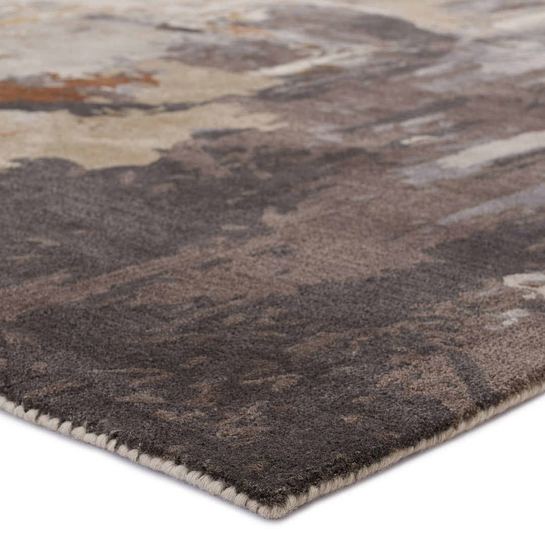 Jaipur Living Luella Handmade Abstract Brown/ Gray Area Rug (9'X12')