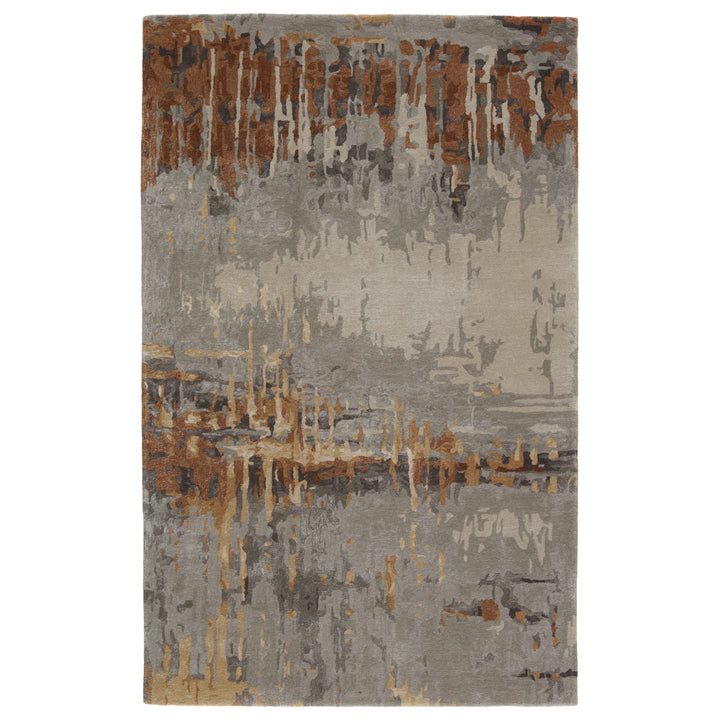 Jaipur Living Prause Handmade Abstract Gray/ Bronze Area Rug (8'X11')